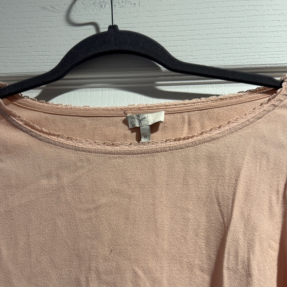 Joie Blush Lace Detail Blouse - Picture 5 of 7